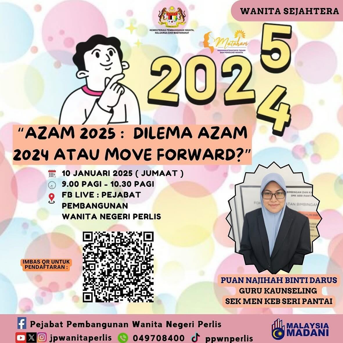 Wanita Sejahtera: “Azam 2025 : Dilema azam 2024 atau Move Forward?”